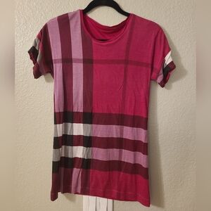 Burberry Brit Reversible Women's Top - Red and Pink Medium